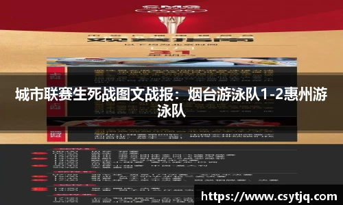城市联赛生死战图文战报：烟台游泳队1-2惠州游泳队